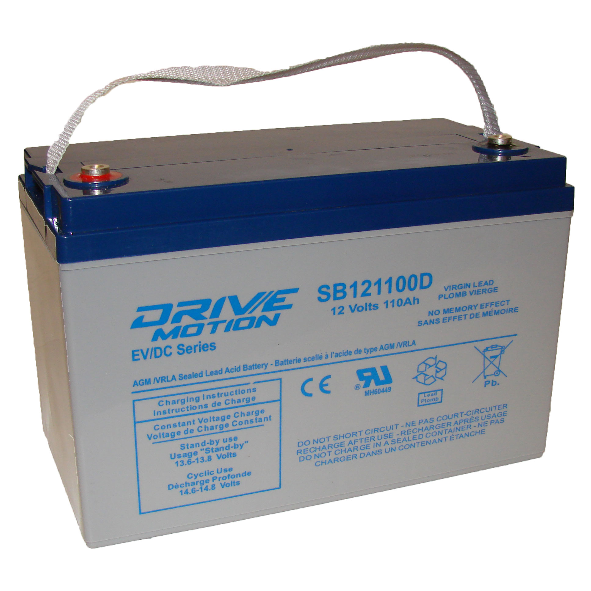 Batterie de quadriporteur 12 volts 110 ampères (groupe 31)