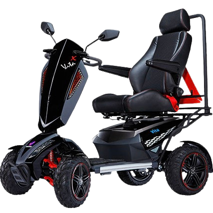 Quadriporteur Monster S12X – Heartway noir et rouge